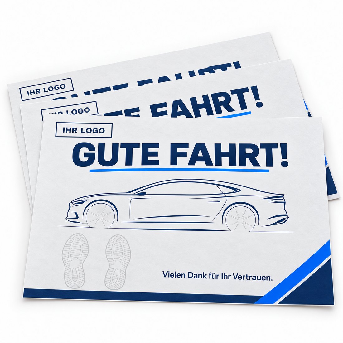 Papierfußmatten