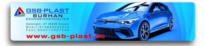Kennzeicheneinleger / Miniletter - Individualdruck – Bild 5