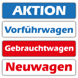 Kennzeicheneinleger / Miniletter - Standarddruck