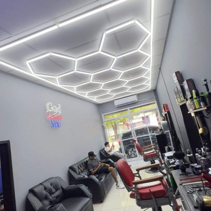Hexagonale LED-Deckenbeleuchtung GSB-HXG-1 – Bild 7