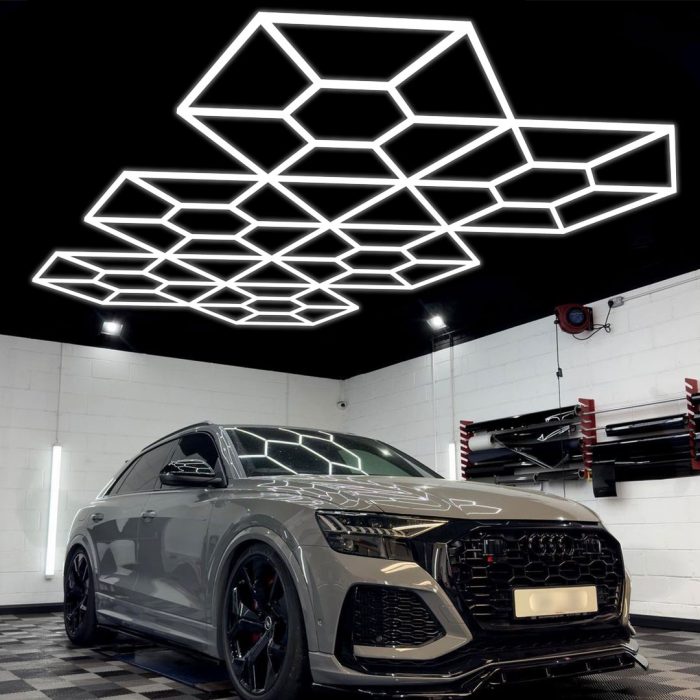 Hexagonale LED-Deckenbeleuchtung GSB-HXG-2 – Bild 3