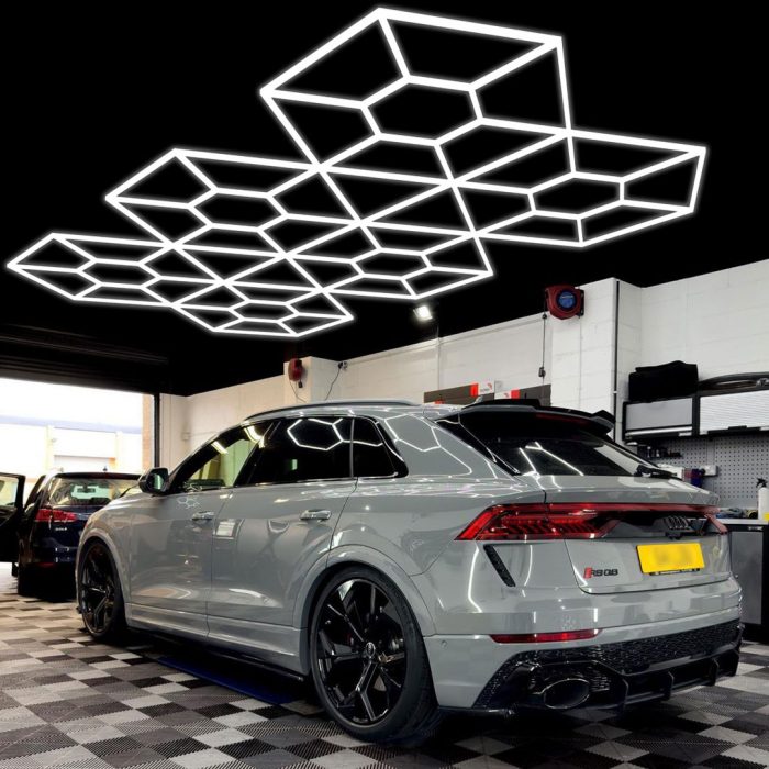 Hexagonale LED-Deckenbeleuchtung GSB-HXG-2 – Bild 5
