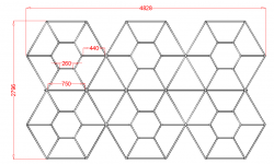 Hexagonale LED-Deckenbeleuchtung GSB-HXG-2 – Bild 11