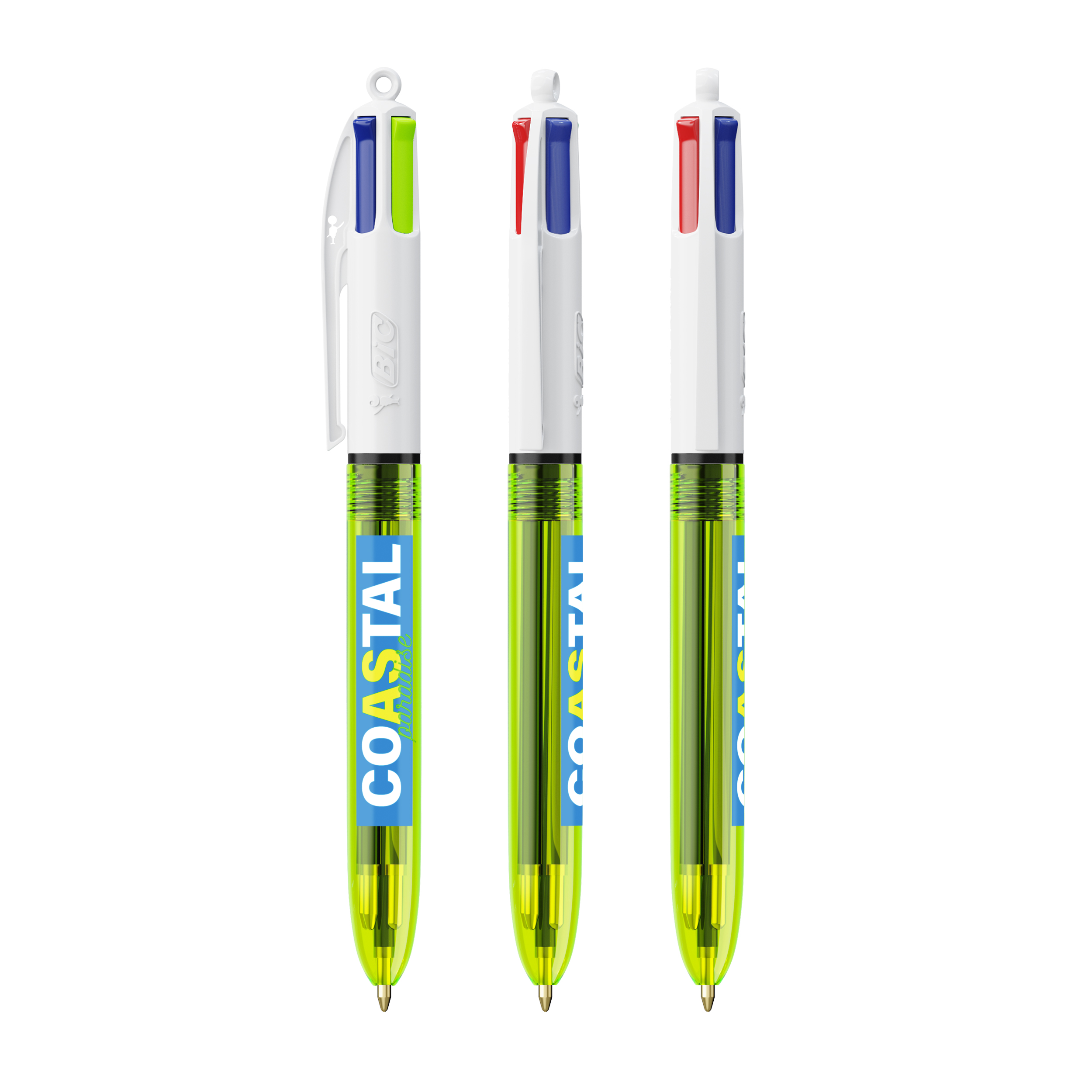 3460001114 BIC® 4 Colours Fluo Kugelschreiber – Bild 1