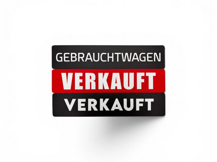 Kennzeicheneinleger / Miniletter - Standarddruck – Bild 3