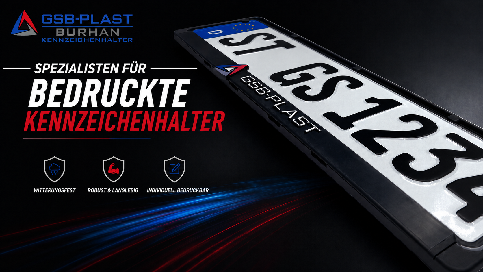 GSB-Plast Kennzeichenhalter – Qualität zum Bestpreis